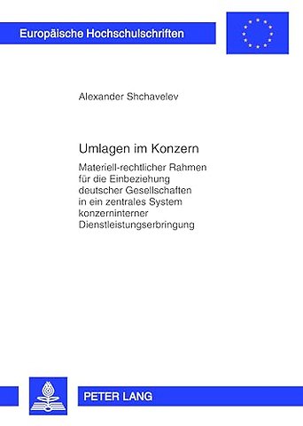 Umlagen Im Konzern