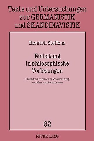 Einleitung in Philosophische Vorlesungen