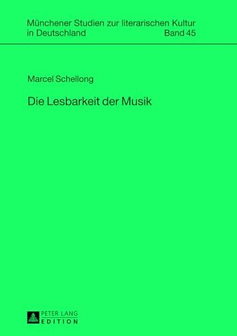 Die Lesbarkeit Der Musik