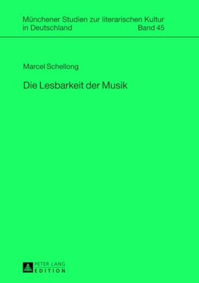 Die Lesbarkeit Der Musik