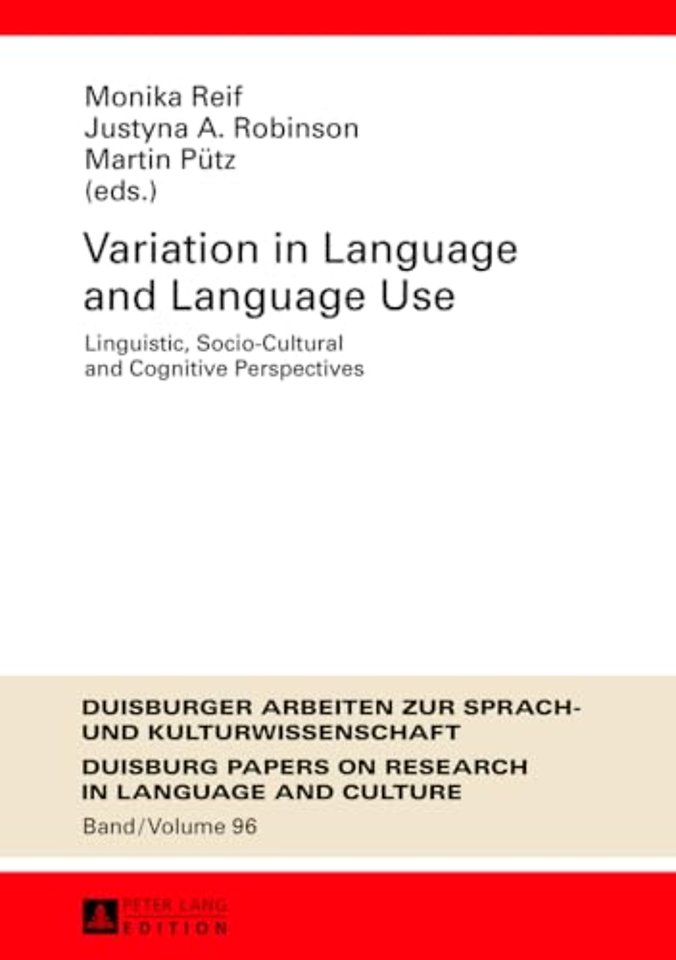 Variation in Language and Language Use