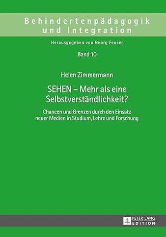 SEHEN - Mehr als eine Selbstverstaendlichkeit?