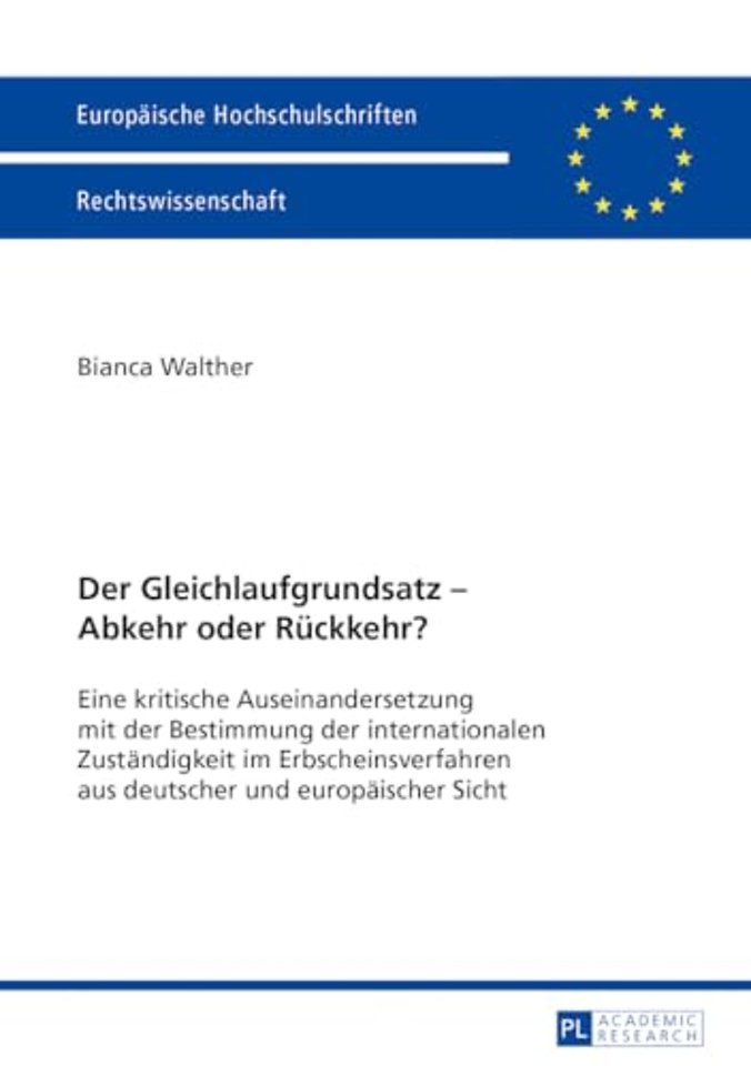 Der Gleichlaufgrundsatz - Abkehr oder Rueckkehr?