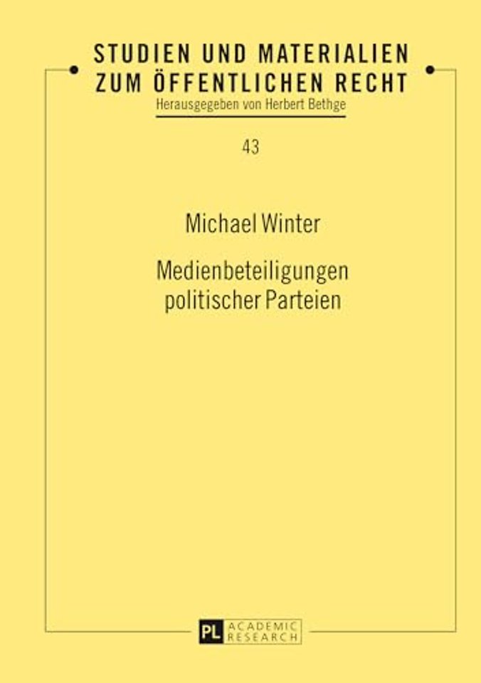 Medienbeteiligungen politischer Parteien