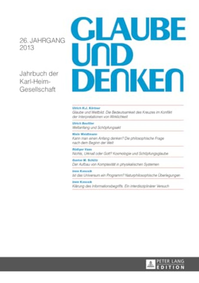 Glaube Und Denken