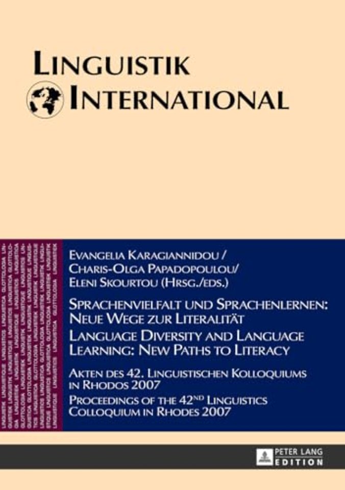 Sprachenvielfalt und Sprachenlernen: Neue Wege zur Literalitaet / Language Diversity and Language Learning: New Paths to Literacy