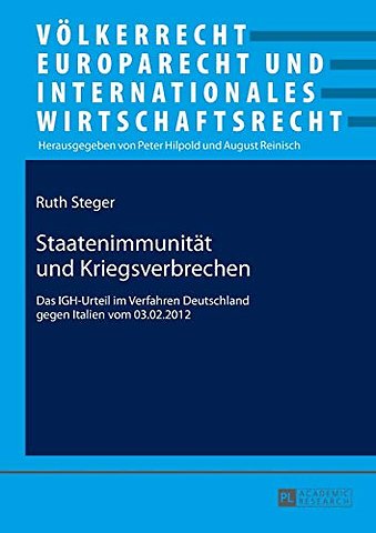 Staatenimmunitaet und Kriegsverbrechen