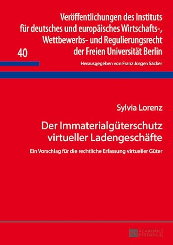 Der Immaterialgueterschutz Virtueller Ladengeschaefte