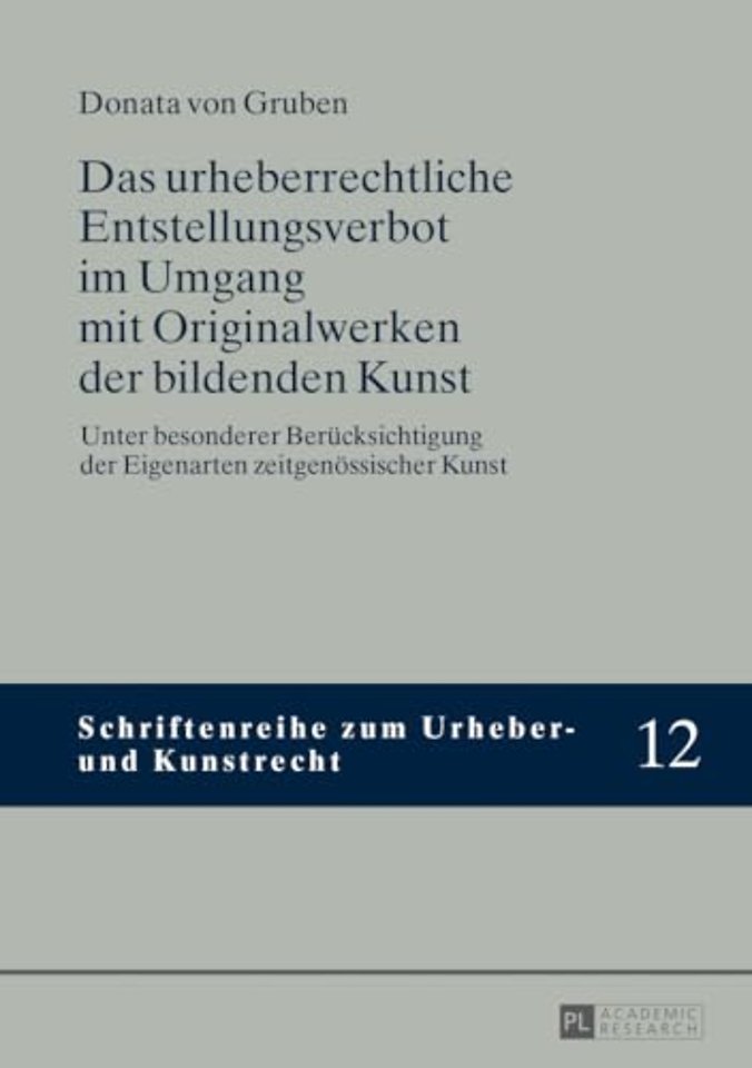 Das urheberrechtliche Entstellungsverbot im Umgang mit Originalwerken der bildenden Kunst