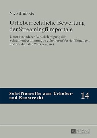Urheberrechtliche Bewertung Der Streamingfilmportale