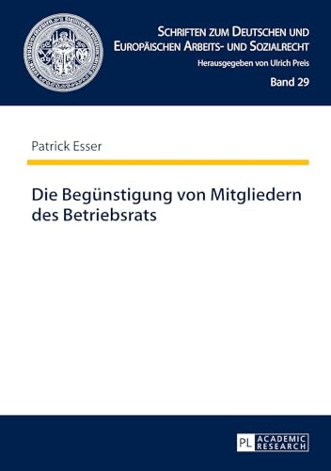 Die Beguenstigung von Mitgliedern des Betriebsrats