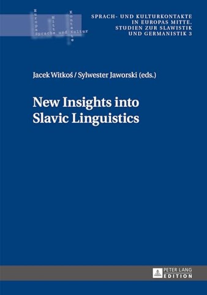 New Insights into Slavic Linguistics