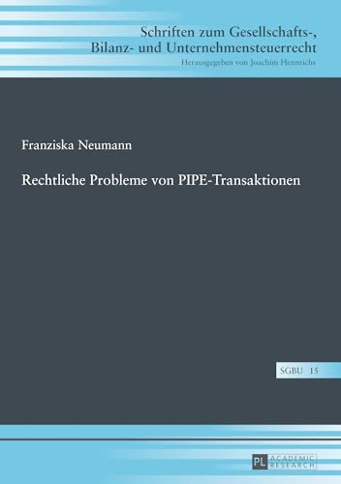 Rechtliche Probleme Von Pipe-Transaktionen
