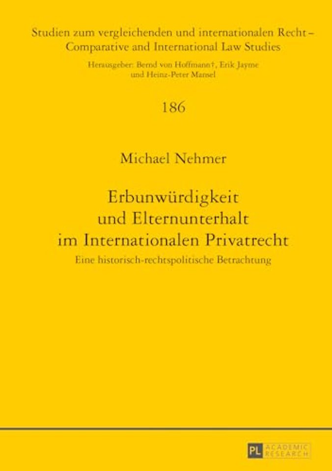 Erbunwuerdigkeit Und Elternunterhalt Im Internationalen Privatrecht