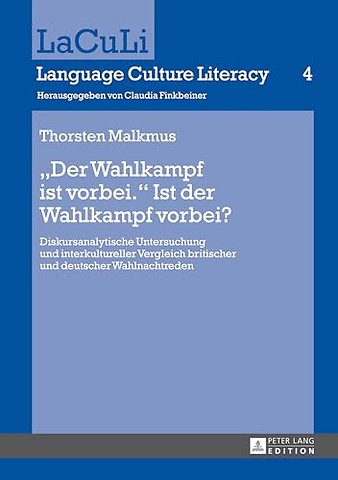 "der Wahlkampf Ist Vorbei." Ist Der Wahlkampf Vorbei?