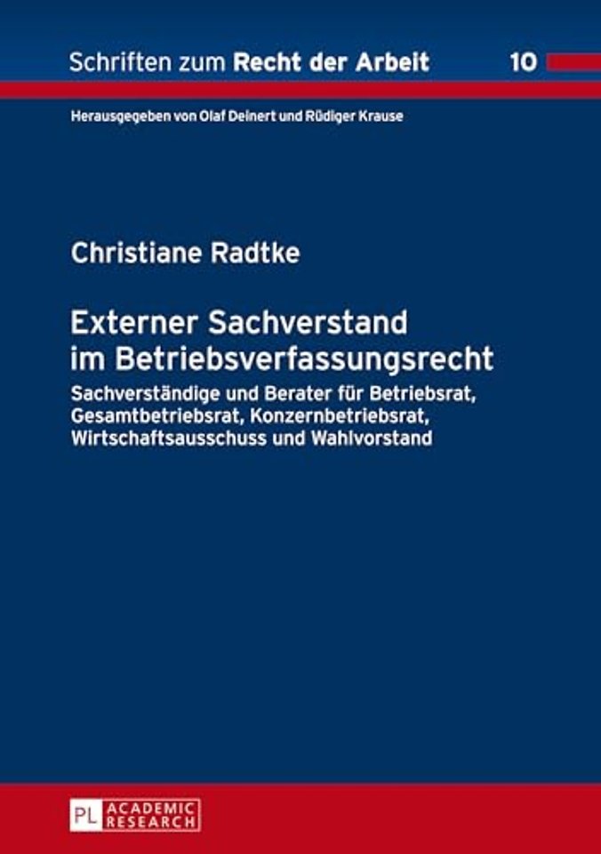 Externer Sachverstand Im Betriebsverfassungsrecht