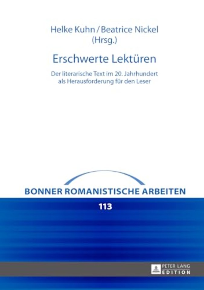 Erschwerte Lektueren