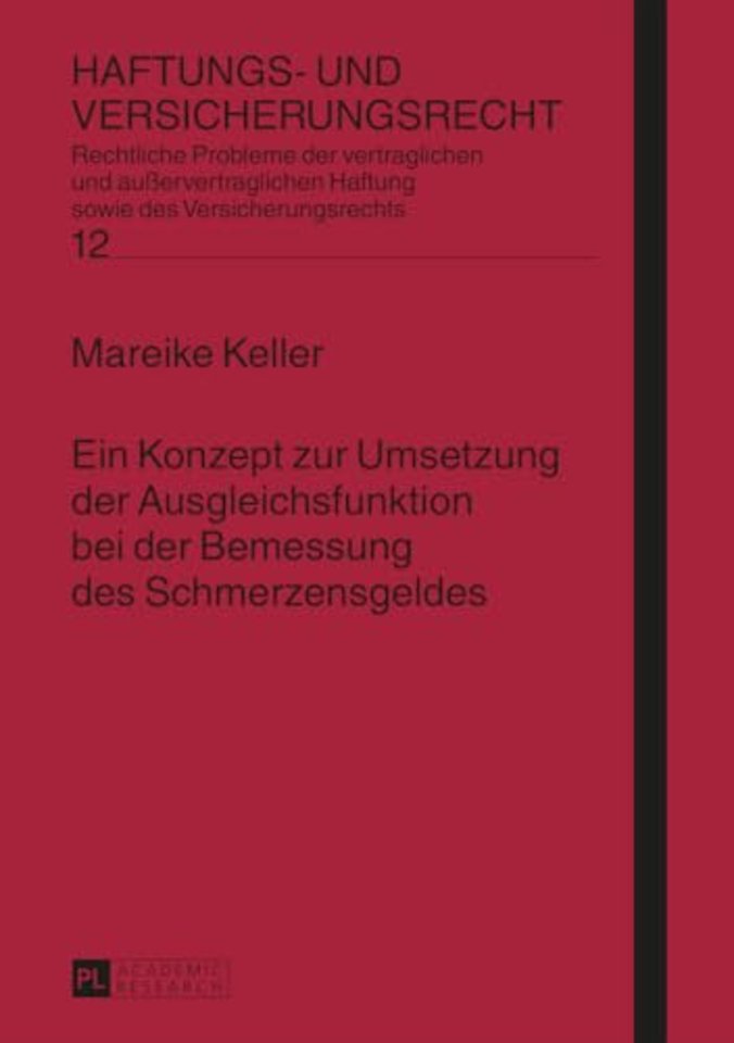 Ein Konzept zur Umsetzung der Ausgleichsfunktion bei der Bemessung des Schmerzensgeldes