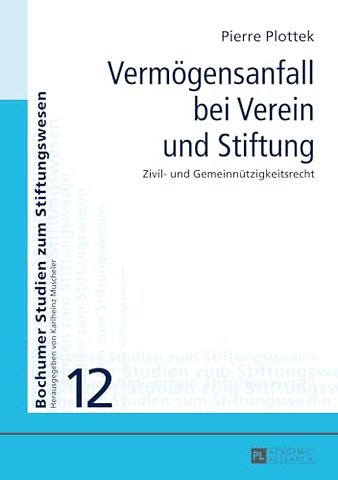 Vermoegensanfall Bei Verein Und Stiftung