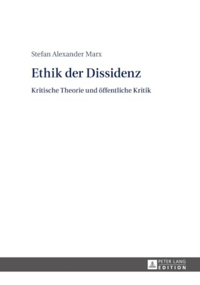 Ethik der Dissidenz