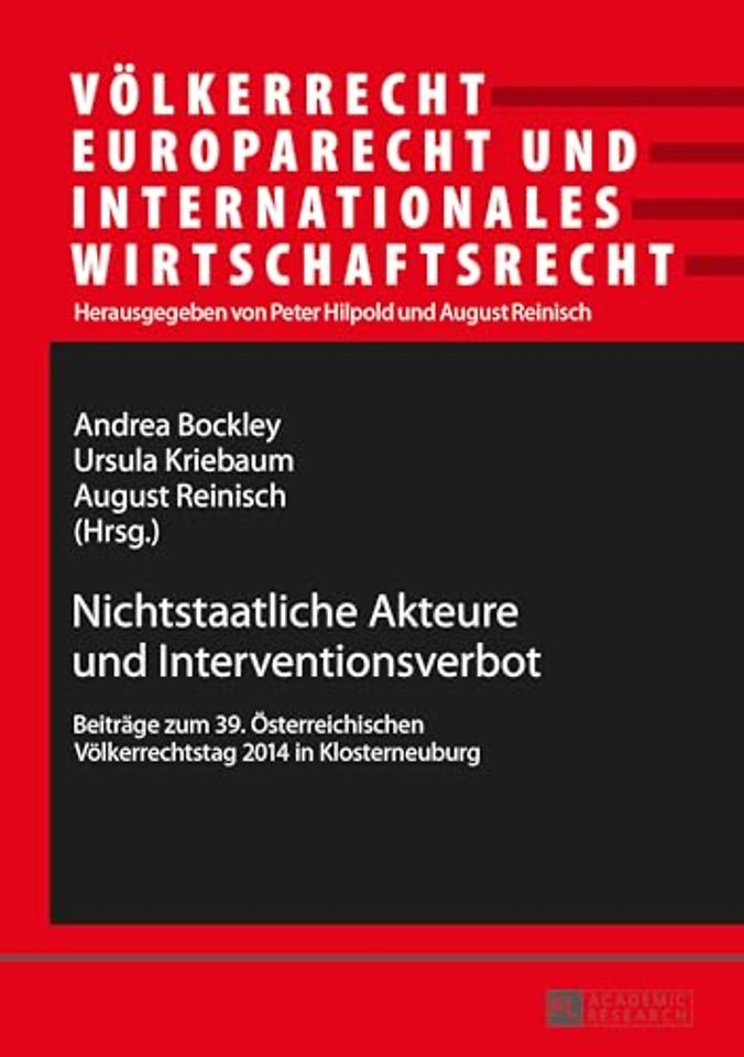 Nichtstaatliche Akteure Und Interventionsverbot