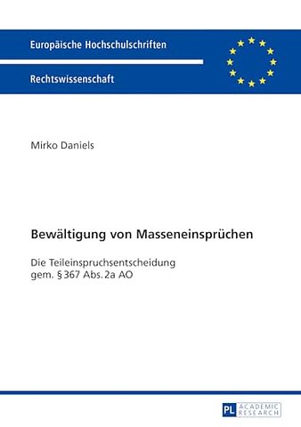 Bewaeltigung Von Masseneinspruechen