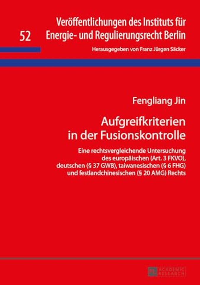 Aufgreifkriterien in der Fusionskontrolle