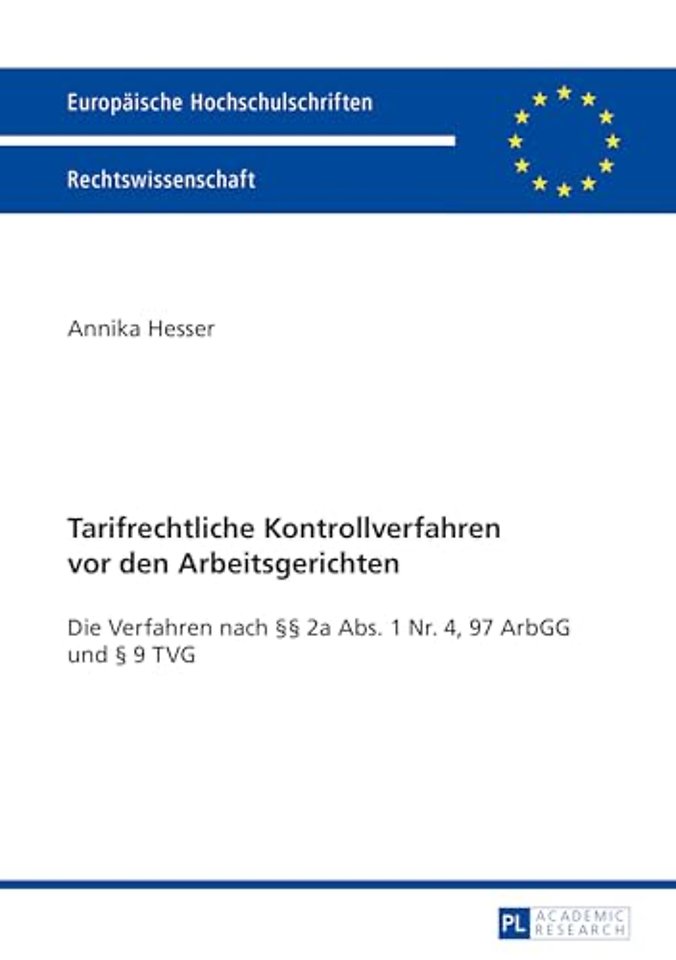 Tarifrechtliche Kontrollverfahren VOR Den Arbeitsgerichten
