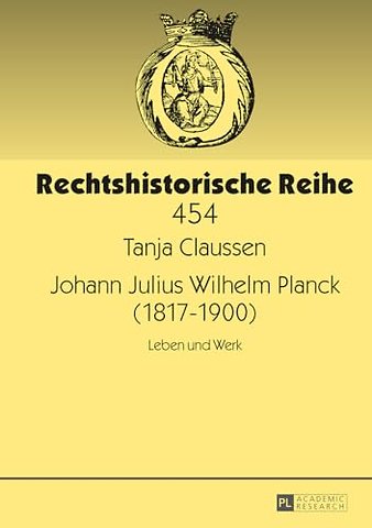 Johann Julius Wilhelm Planck (1817-1900)