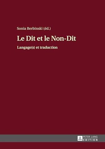 Le Dit Et Le Non-Dit