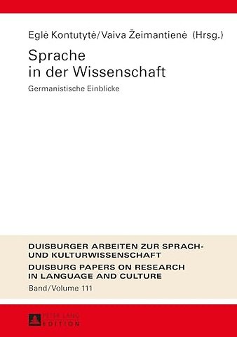 Sprache in der Wissenschaft
