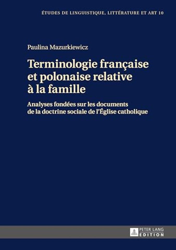 Terminologie Francaise Et Polonaise Relative A La Famille