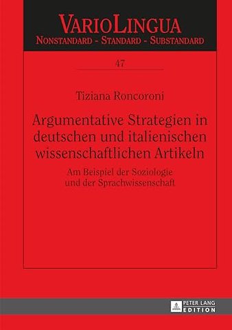 Argumentative Strategien in deutschen und italienischen wissenschaftlichen Artikeln