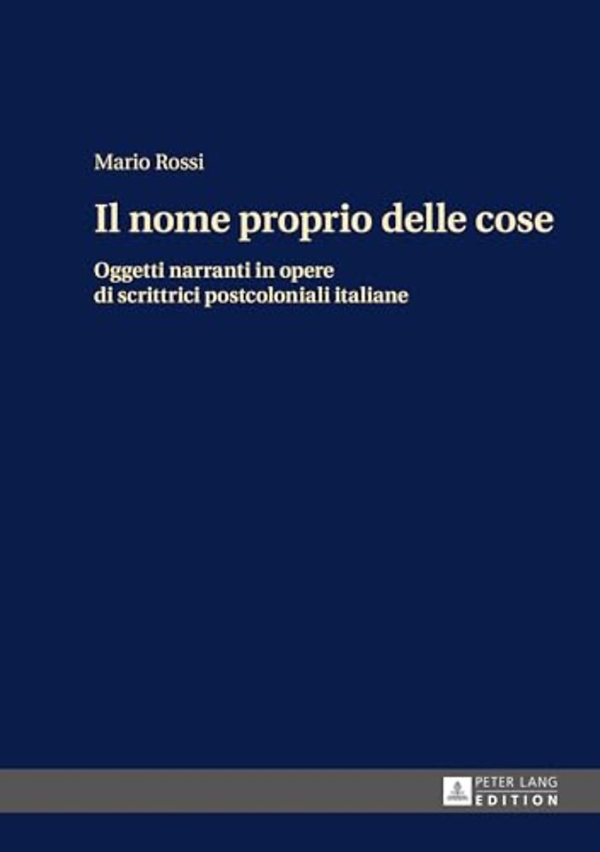 Il nome proprio delle cose