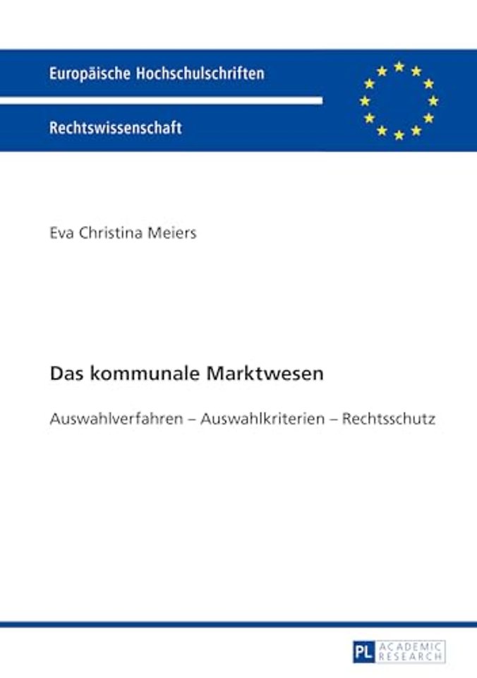 Das kommunale Marktwesen