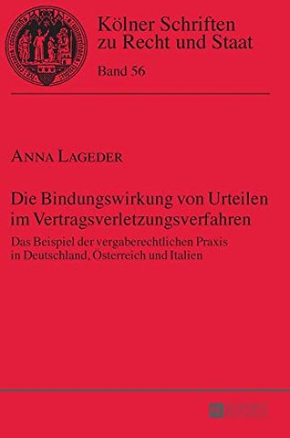 Die Bindungswirkung von Urteilen im Vertragsverletzungsverfahren
