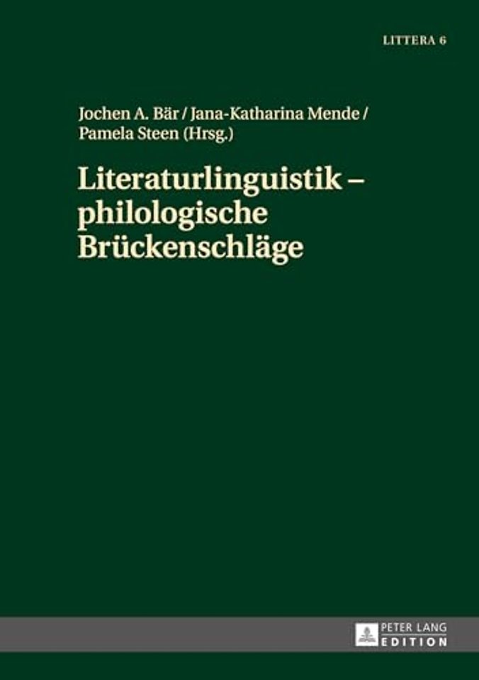 Literaturlinguistik - philologische Brueckenschlaege