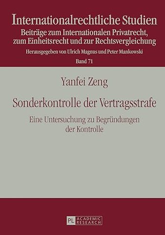 Sonderkontrolle der Vertragsstrafe