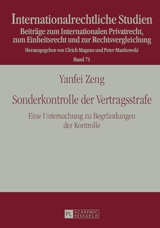 Sonderkontrolle der Vertragsstrafe