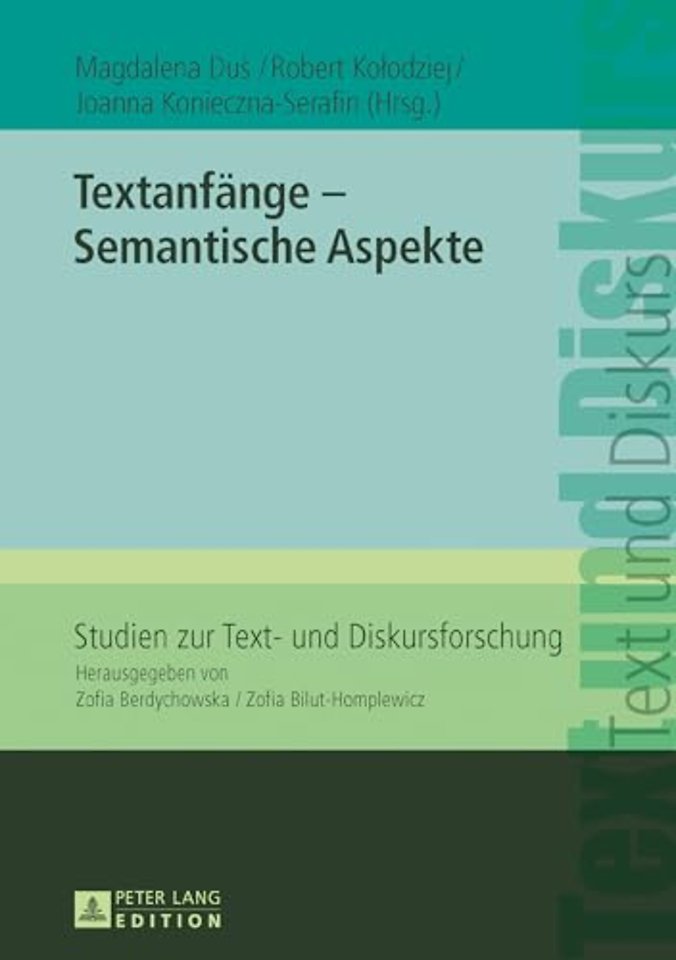 Textanfaenge - Semantische Aspekte