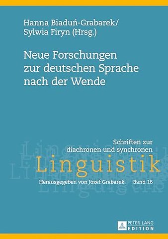 Neue Forschungen Zur Deutschen Sprache Nach Der Wende