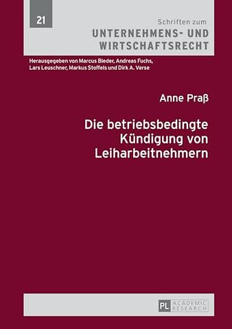 Die Betriebsbedingte Kuendigung Von Leiharbeitnehmern
