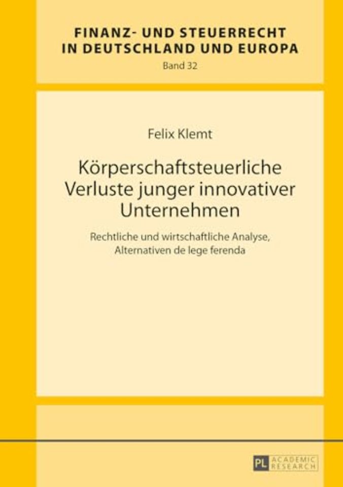 Koerperschaftsteuerliche Verluste Junger Innovativer Unternehmen