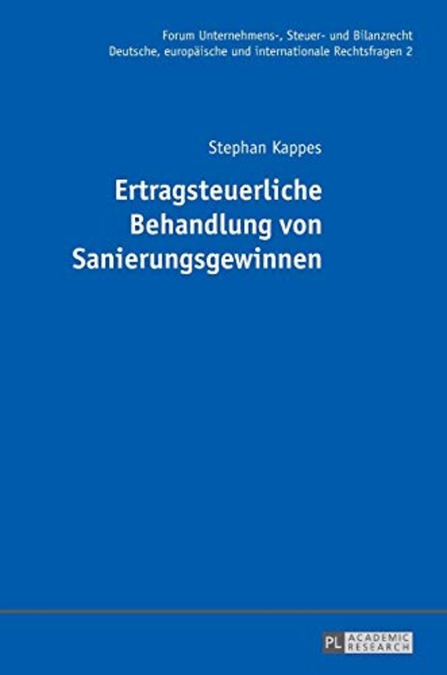 Ertragsteuerliche Behandlung Von Sanierungsgewinnen