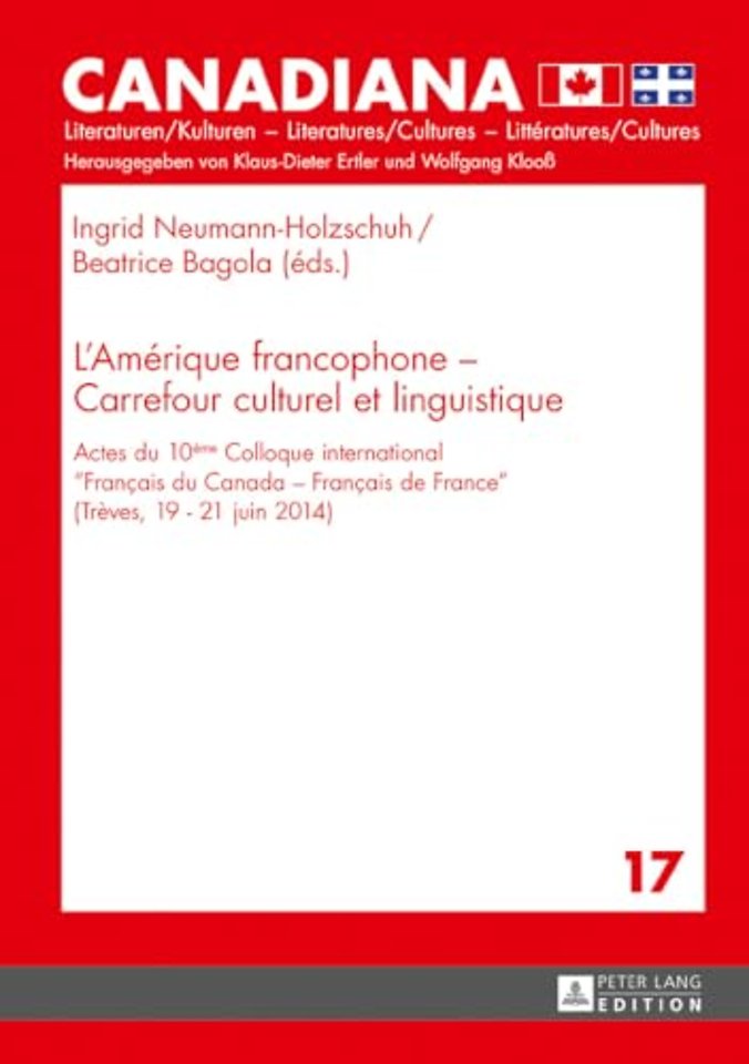 L'Amerique Francophone - Carrefour Culturel Et Linguistique