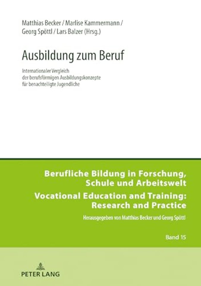 Ausbildung Zum Beruf