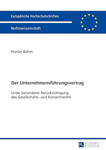 Der Unternehmensfuehrungsvertrag