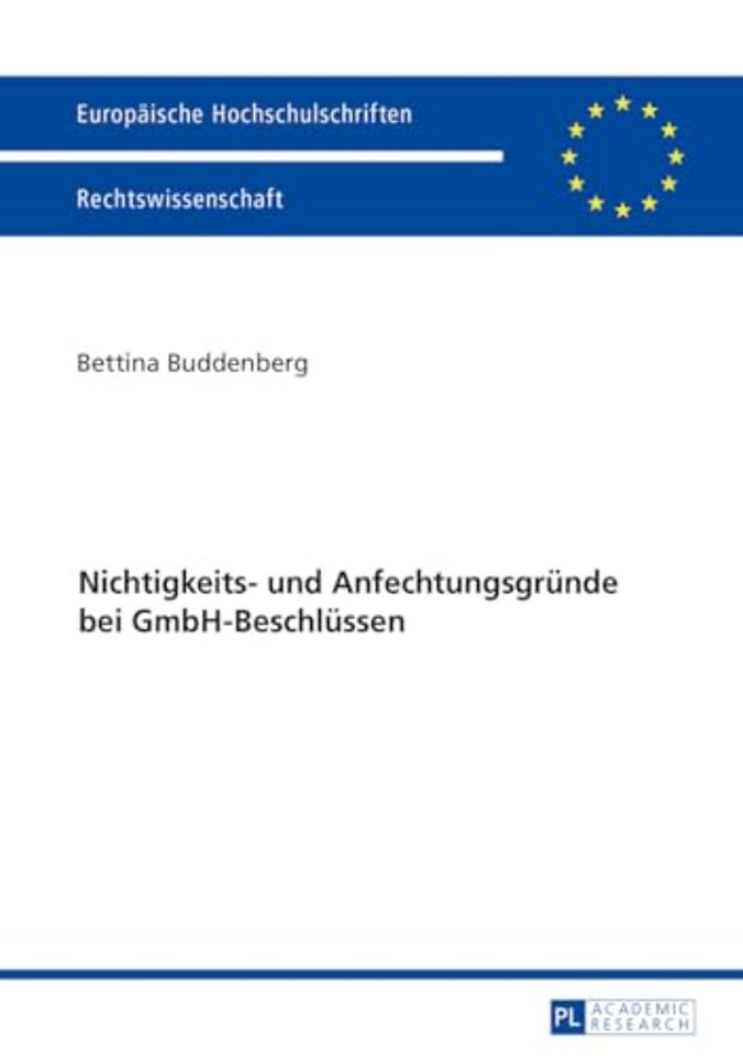 Nichtigkeits- und Anfechtungsgruende bei GmbH-Beschluessen