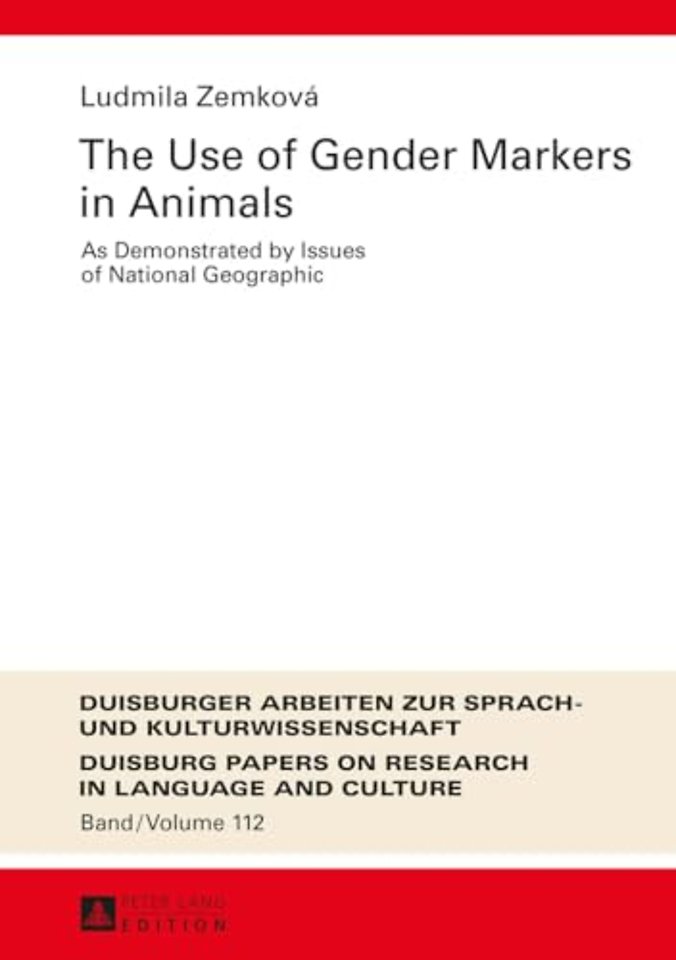 The Use of Gender Markers in Animals