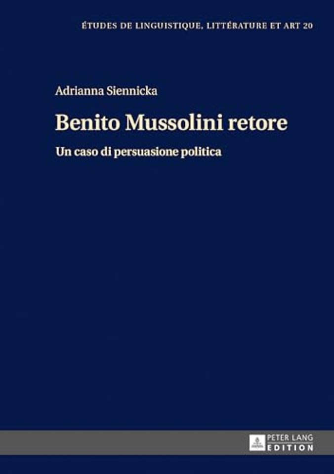 Benito Mussolini retore